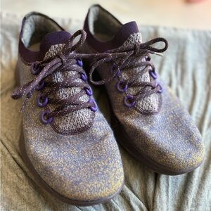 Men’s Allbird Purple and Gray Knit Sneakers